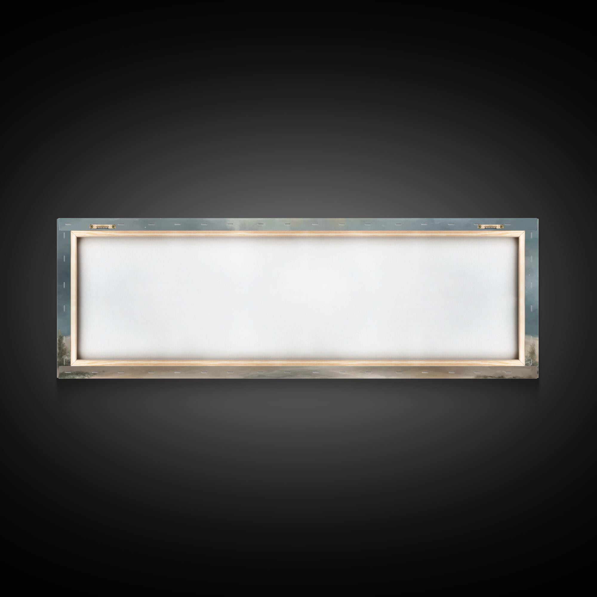 Heavenly Gathering, Framed Canvas Print, Panoramic Print, Christian Art, Christian Wall Art, Christian Art Canvas, Moody Christian Art