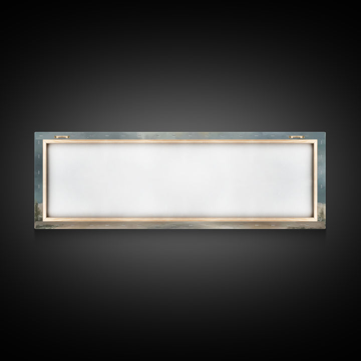 Heavenly Gathering, Framed Canvas Print, Panoramic Print, Christian Art, Christian Wall Art, Christian Art Canvas, Moody Christian Art