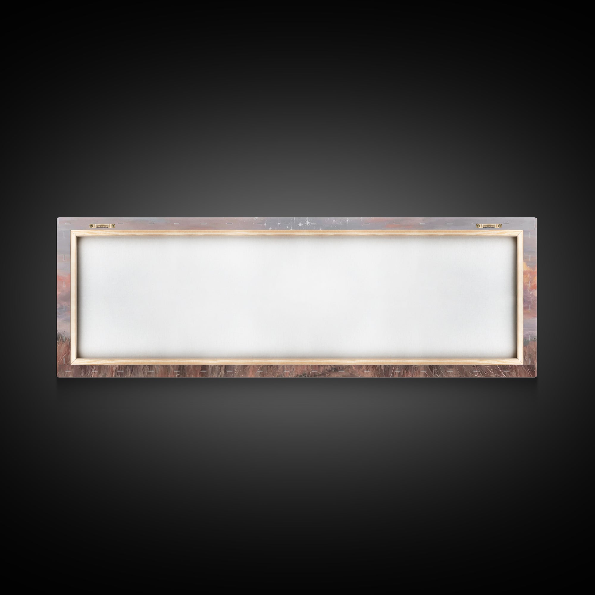 Radiant Sky Blessing | Framed Canvas Print | Christian Art Canvas | Panoramic Art | Christmas Art Prints | Christian Wall Art | Modern Chri