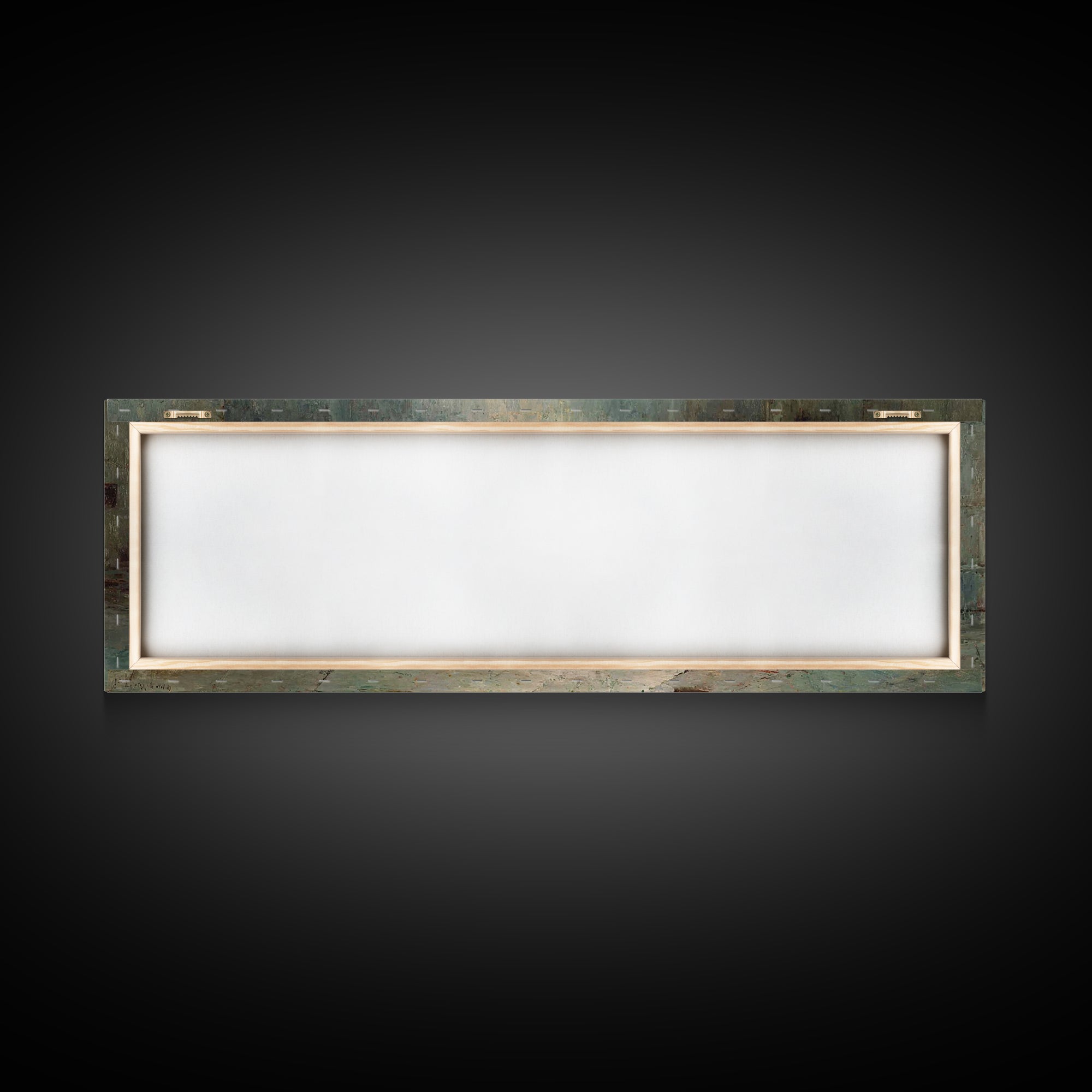 Garden Of Hope - Framed Canvas Print - Christian Art Prints - Panoramic Frame - Christian Decor - Christmas Art