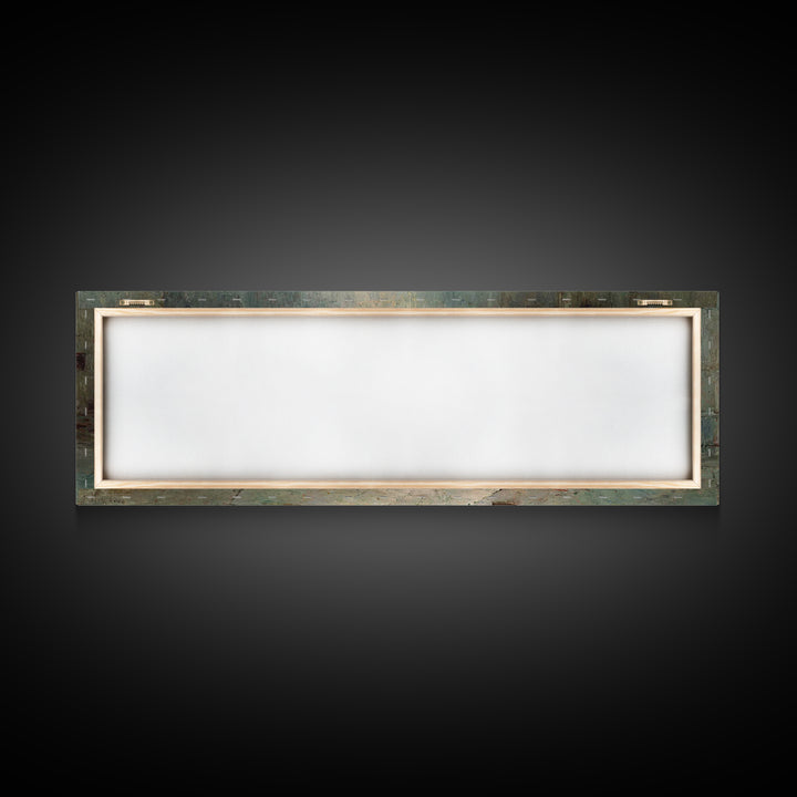 Garden Of Hope - Framed Canvas Print - Christian Art Prints - Panoramic Frame - Christian Decor - Christmas Art