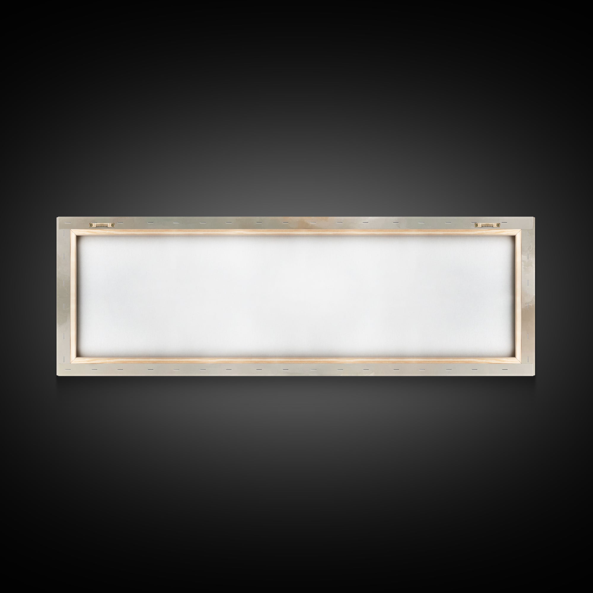 Humble Birth Glow - Framed Canvas Print - Christian Wall Art - Panoramic Painting - Christian Gift - Jesus Painting