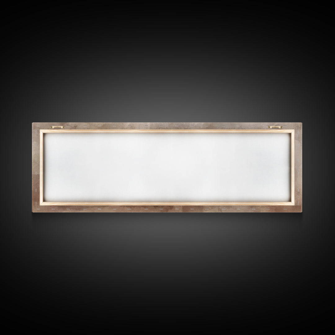 Desert Disciples – Framed Canvas Print – Panoramic Wall Art – Christian Art – Christian Art Canvas – Christian Painting – Unique Christian