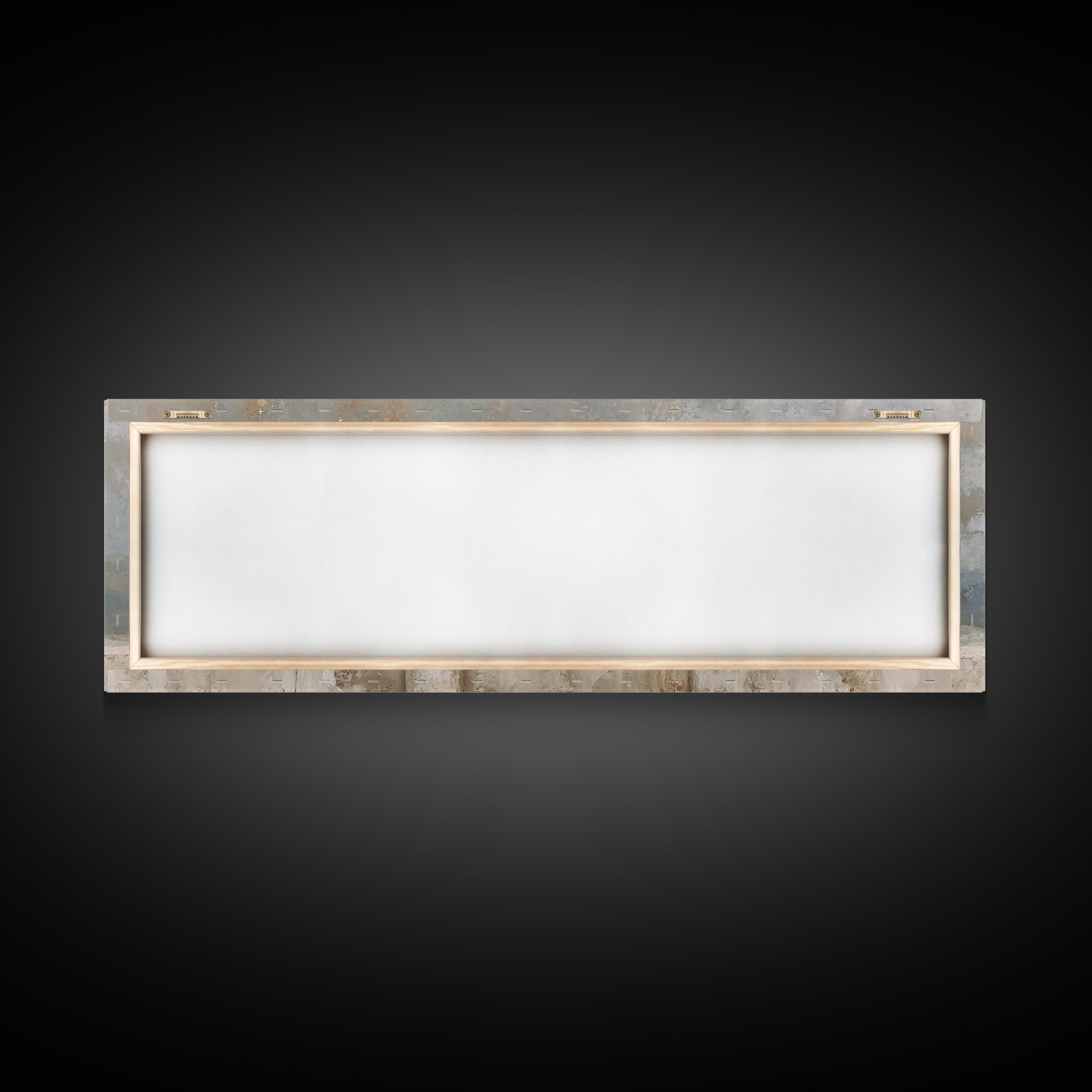 Manger Star Peace - Framed Canvas Print - Christian Wall Art - Extra Wide Art - Christian Decor - Christmas Art
