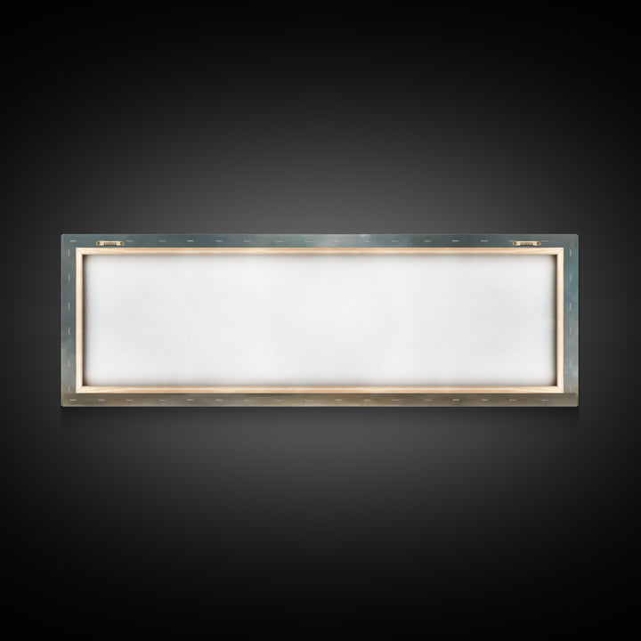 Heavenly Cradle Light, Framed Canvas Print, Panoramic Art, Christian Wall Art, Christmas Art Prints, Christian Art Canvas
