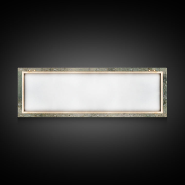Winter Gathering Glow | Framed Canvas Print | Christian Wall Art | Panoramic Print | Christmas Art | Christian Gift Ideas