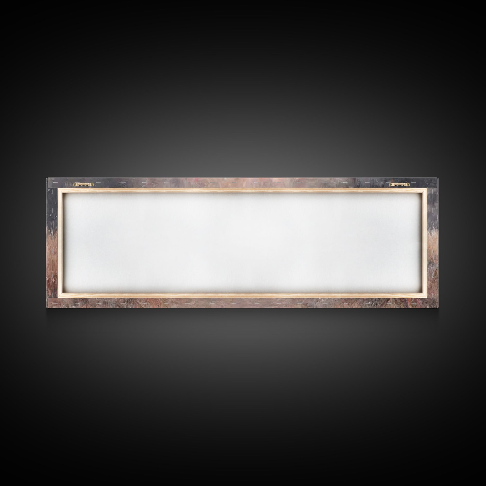 Radiant Manger Star - Framed Canvas Print - Christian Christmas Art - Panoramic Painting - Christian Art Canvas - Christmas Wall Art