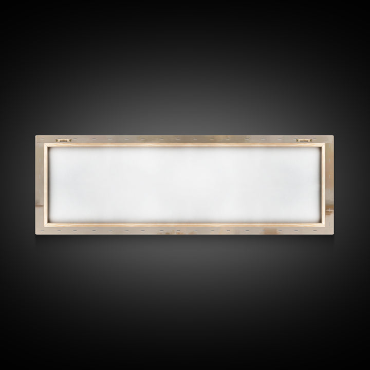 Holy Nativity Light, Framed Canvas Print, Christian Art Canvas, Panoramic Wall Art, Christmas Art, Christian Christmas Decor