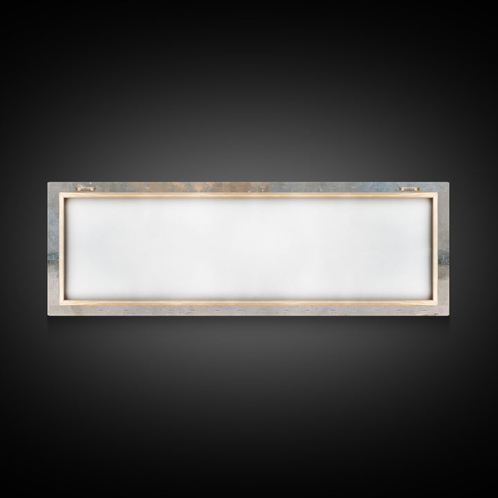 Blessings Of The Shore – Framed Canvas Print – Jesus Painting – Panoramic Art – Christian Wall Art – Christian Art Canvas