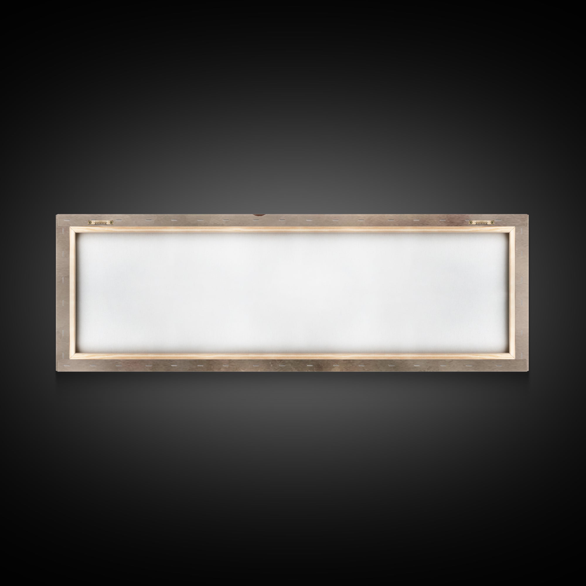Fields Of His Peace - Framed Canvas Print - Panoramic Frame - Christian Art Prints - Jesus Art Print - Christian Decor