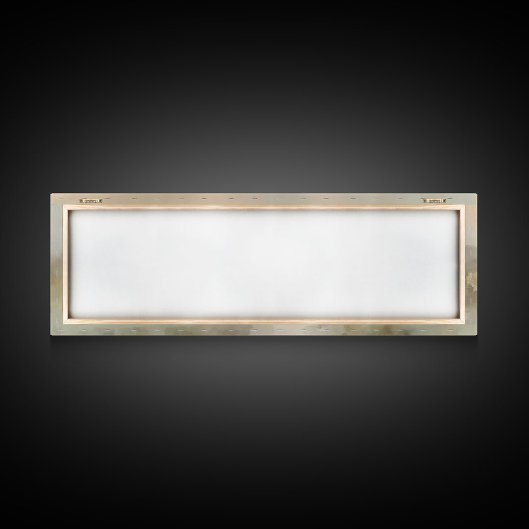 Guided By His Love, Framed Canvas Print, Panoramic Art, Christian Wall Art, Jesus Painting Canvas, Christian Gift