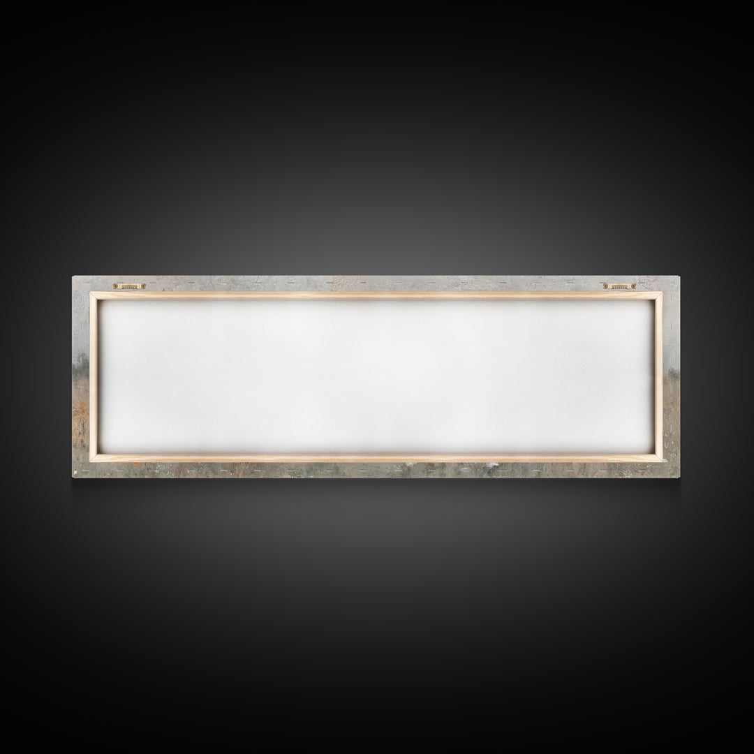 Fields Of His Mercy – Framed Canvas Print – Christian Wall Art – Panoramic Art – Jesus Painting Canvas – Christian Gift Ideas