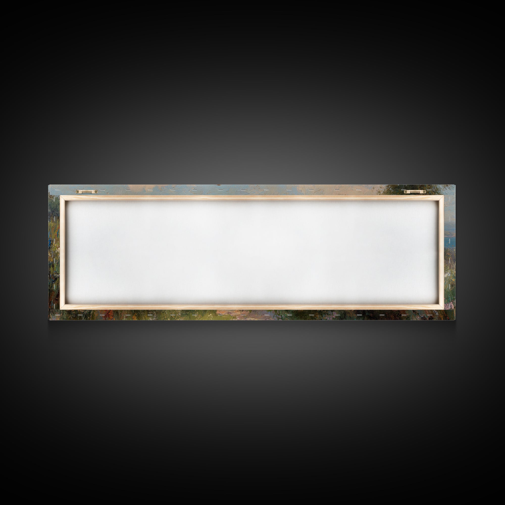 Hillside Of Hope - Framed Canvas Print - Panoramic Painting - Christian Wall Art - Jesus Art Print - Christian Art Canvas