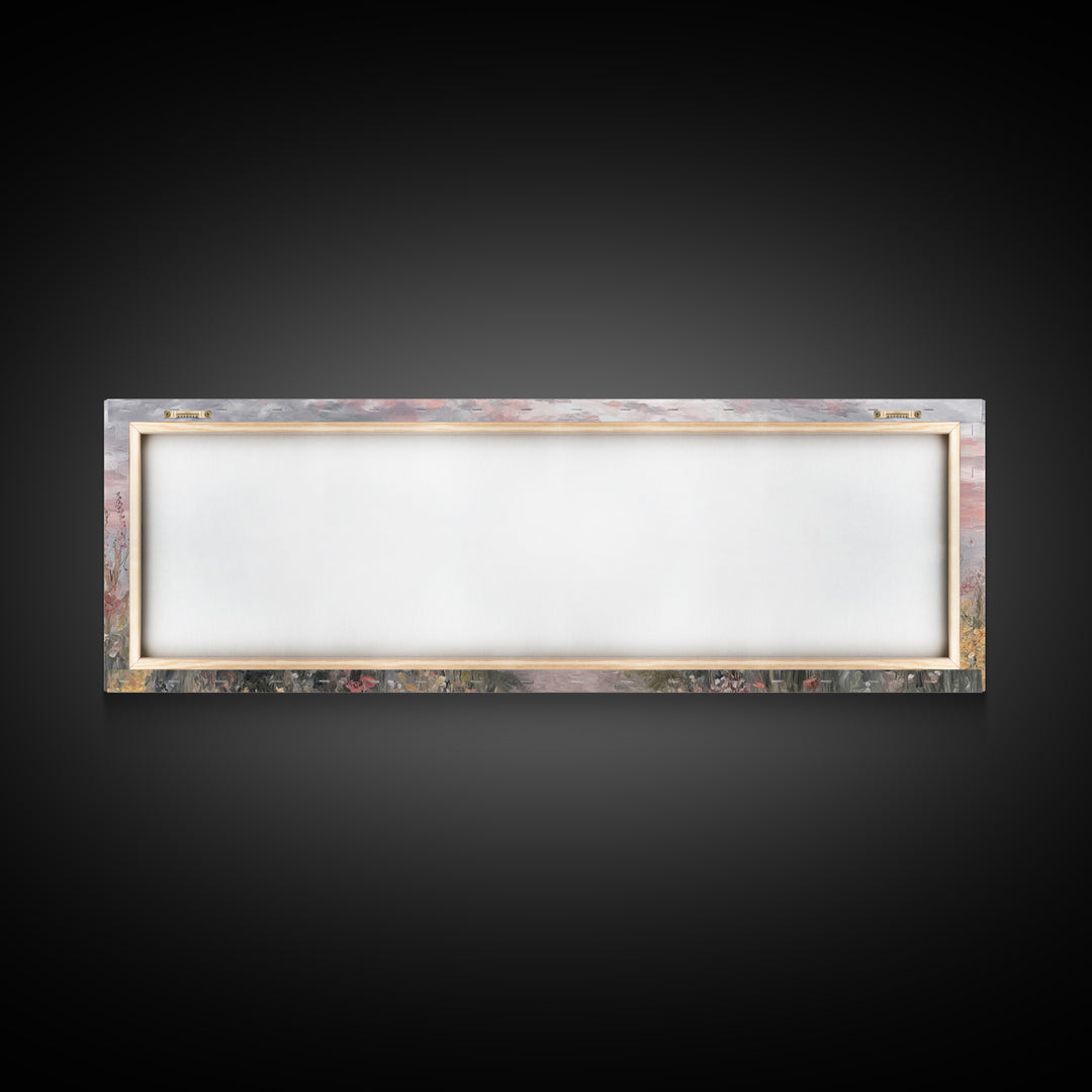 Sunrise Of Grace, Framed Canvas Print, Christian Art Canvas, Panoramic Frame, Jesus Painting, Christian Wall Art