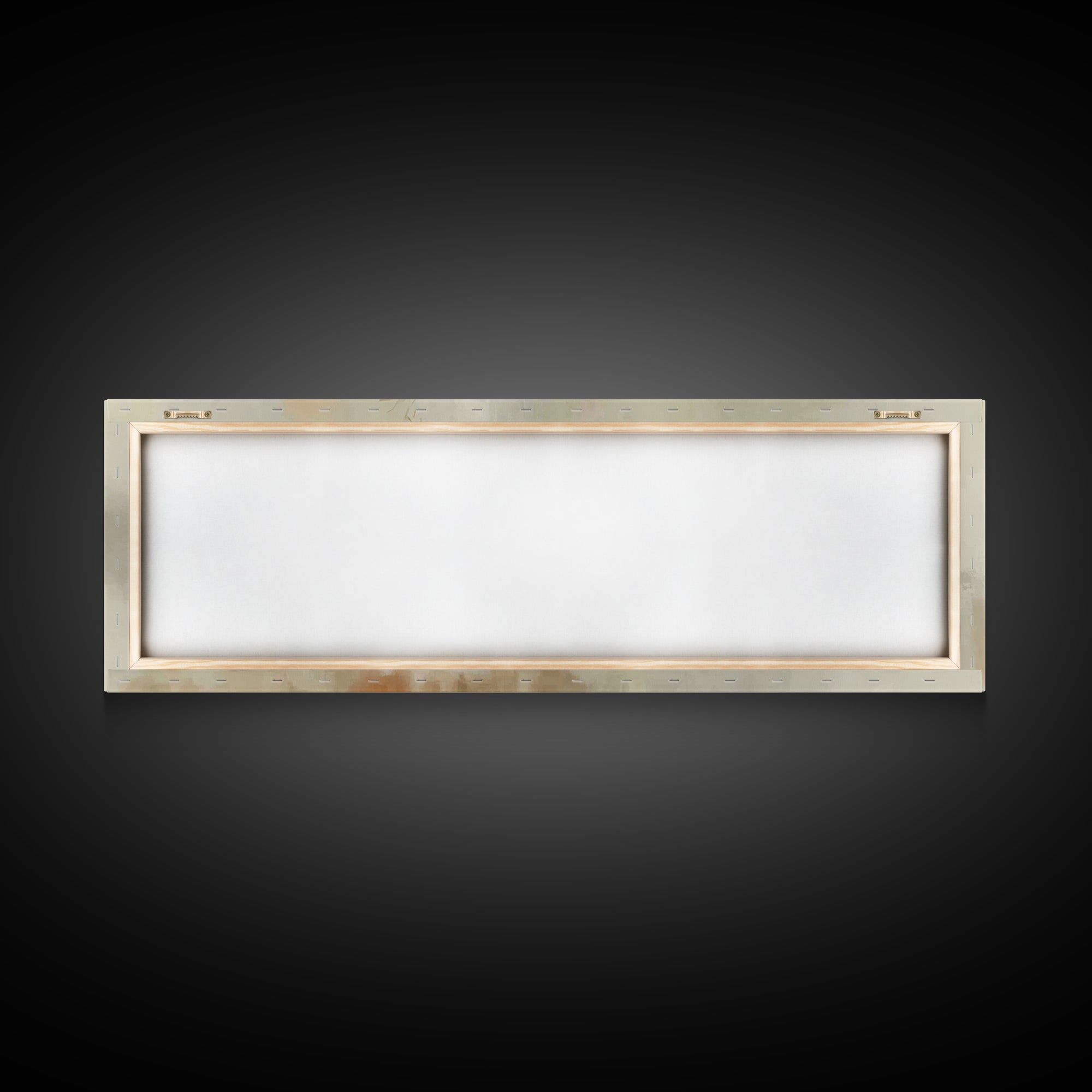 Silent Holy Night, Framed Canvas Print, Christian Christmas Art, Panoramic Wall Art, Jesus Art Print, Christian Decor