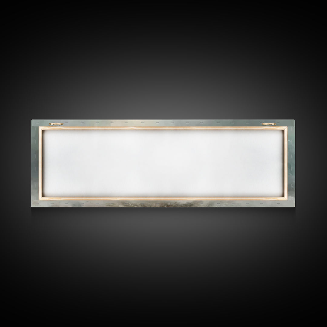 Heaven’s Gentle Gift – Framed Canvas Print – Panoramic Art – Christian Christmas Art – Christian Wall Art – Jesus Art Print
