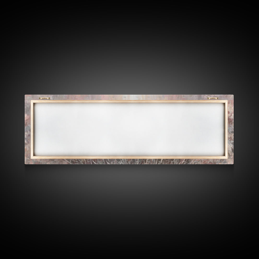 Heavenly Dawn Light – Framed Canvas Print – Christian Wall Art – Christian Art Canvas – Jesus Christmas Art – Panoramic Art – Christian Dec