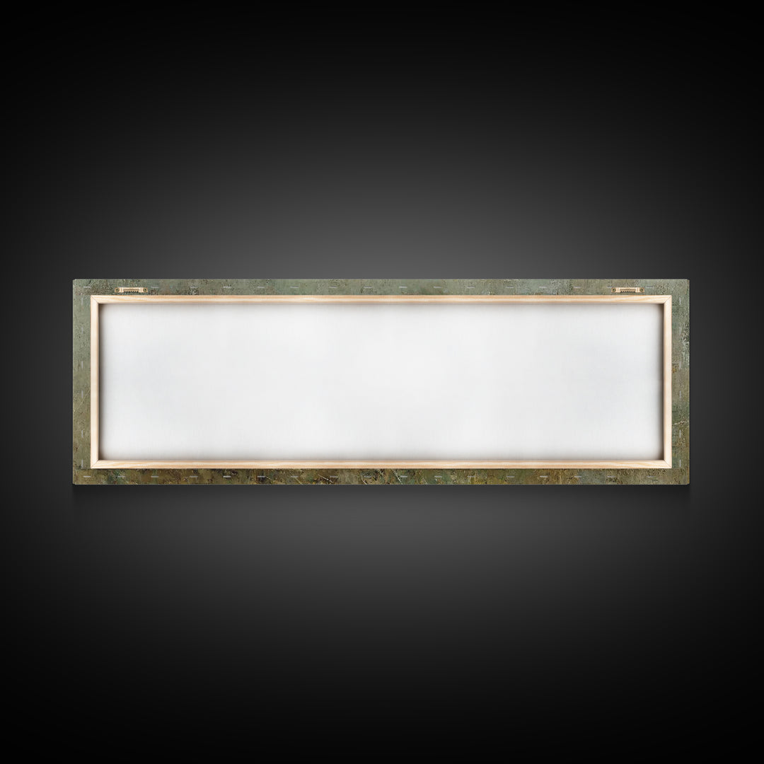 Holy Night Cradle, Framed Canvas Print, Christian Wall Art, Subtle Christian Art, Christian Christmas Art, Panoramic Wall Art, Christian De