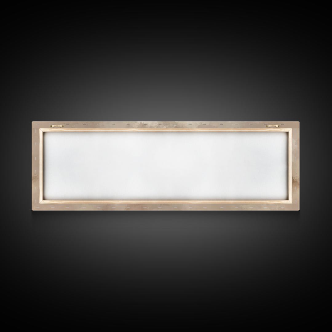 Shepherd’s Quiet Watch, Framed Canvas Print, Christian Wall Art, Christian Art Canvas, Jesus Painting, Panoramic Painting, Christian Christ
