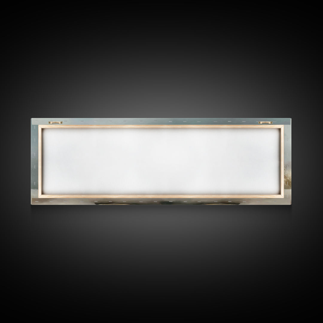 Bible Illumined – Framed Canvas Print – Panoramic Art – Christian Art Canvas – Christian Art – Christian Wall Art – Subtle Christian Art