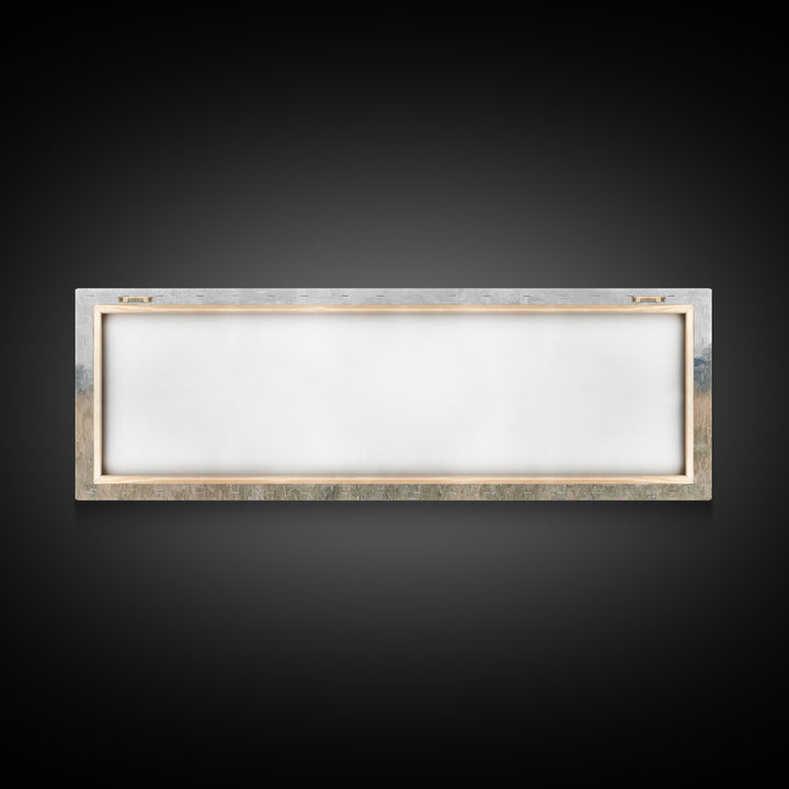 Gentle Shepherd Light | Framed Canvas Print | Panoramic Art | Christian Wall Art | Jesus Painting | Christmas Art