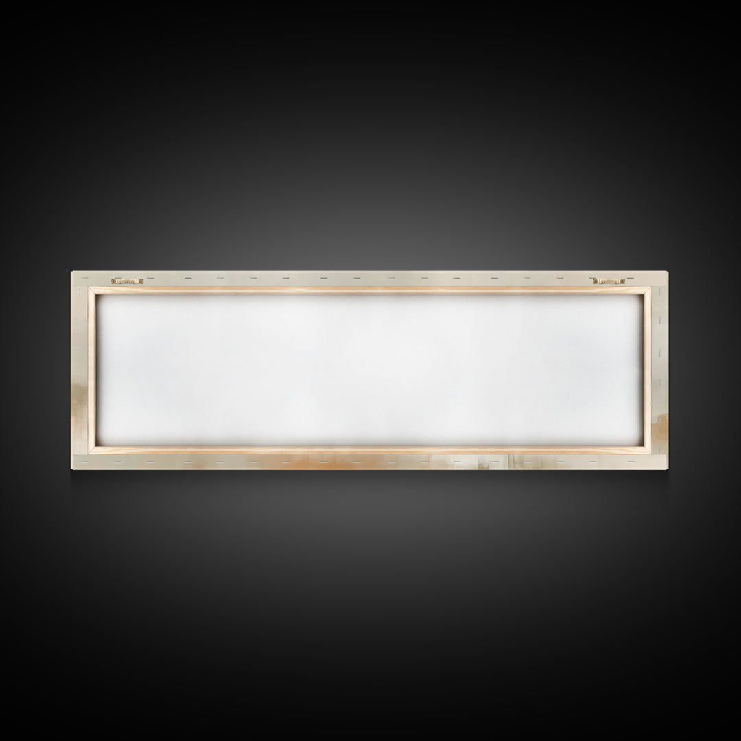 Morning Shepherd Peace, Framed Canvas Print, Panoramic Print, Christian Wall Art, Jesus Painting, Christmas Art
