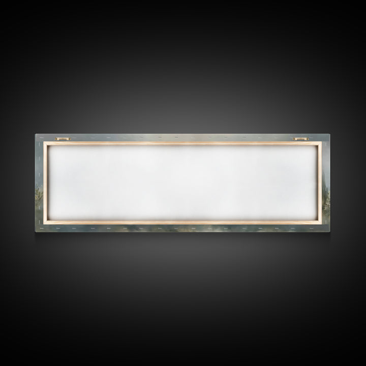 Fields Of Grace | Framed Canvas Print | Panoramic Painting | Christian Art Canvas | Jesus Wall Art | Christmas Art