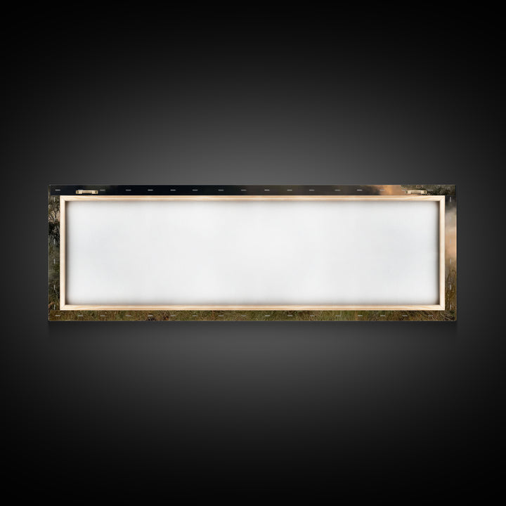 Shepherd’s Calm Dawn – Framed Canvas Print – Panoramic Art – Christian Art – Jesus Painting – Christmas Wall Art
