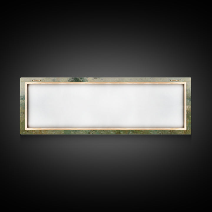 Meadow Of Guidance | Framed Canvas Print | Panoramic Wall Art | Christian Art | Jesus Painting | Christmas Art