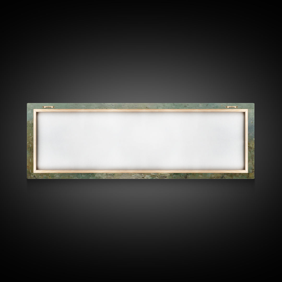 Meadow Walk Blessing | Framed Canvas Print | Panoramic Wall Art | Jesus Art Print | Christian Art Canvas | Christian Painting