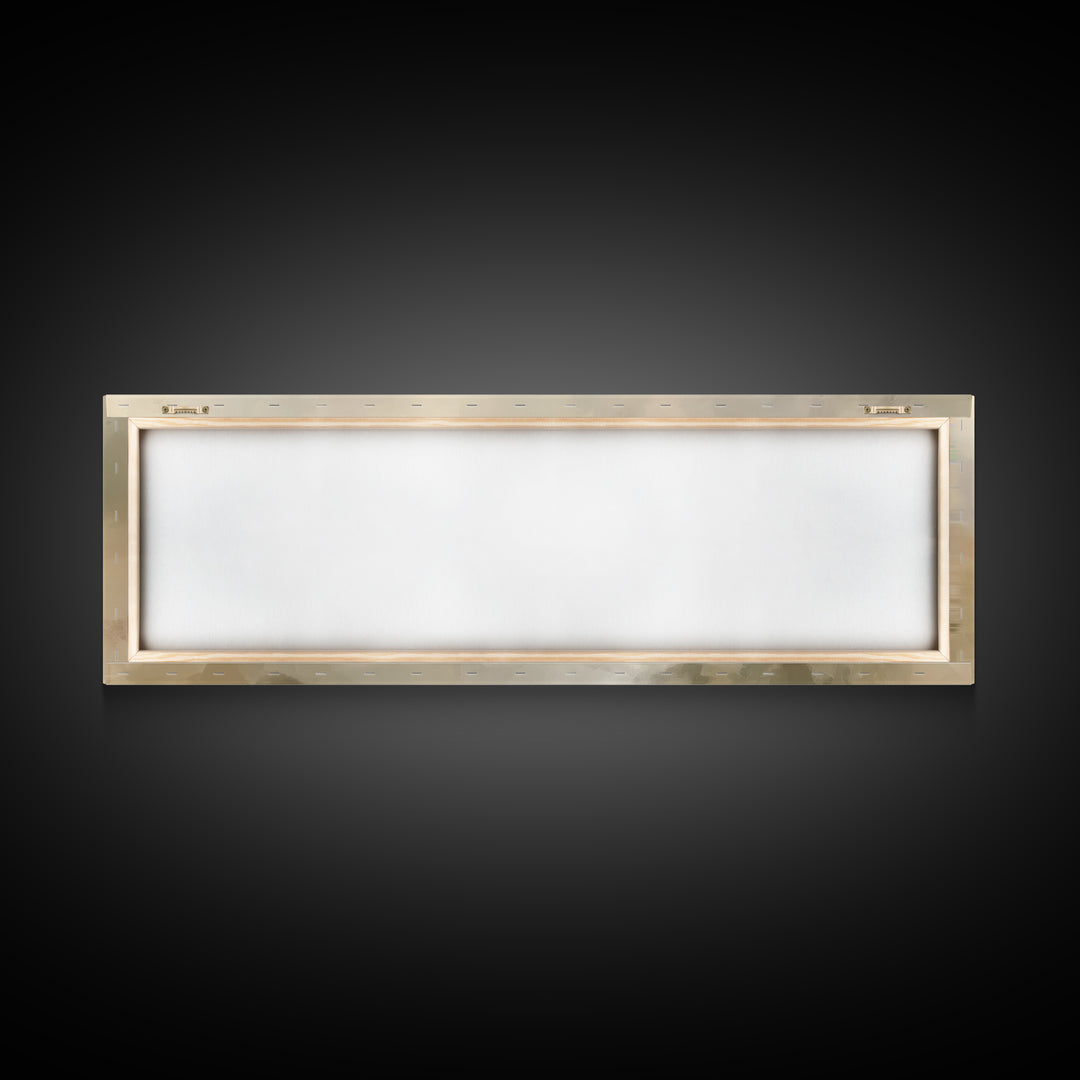 Light Of The Way | Framed Canvas Print | Panoramic Frame | Christian Art | Jesus Painting | Christian Wall Art