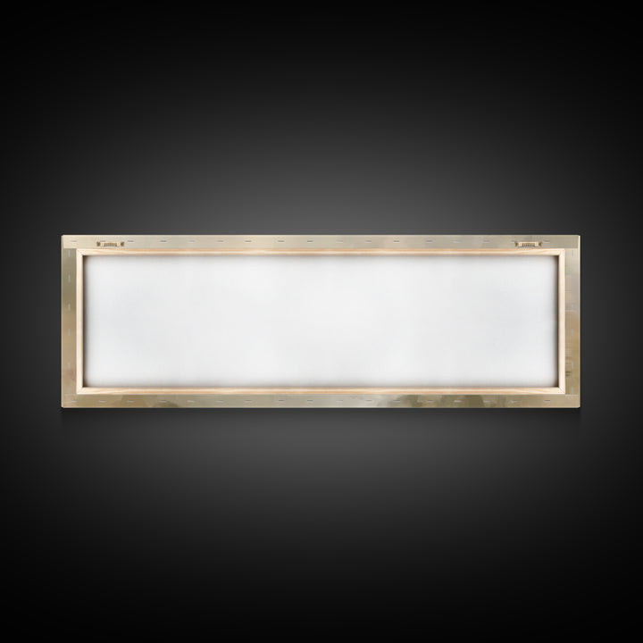 Light Of The Way | Framed Canvas Print | Panoramic Frame | Christian Art | Jesus Painting | Christian Wall Art