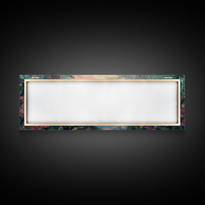 Garden Of Promise – Framed Canvas Print – Panoramic Art – Christian Painting – Jesus Art Print – Christian Wall Art