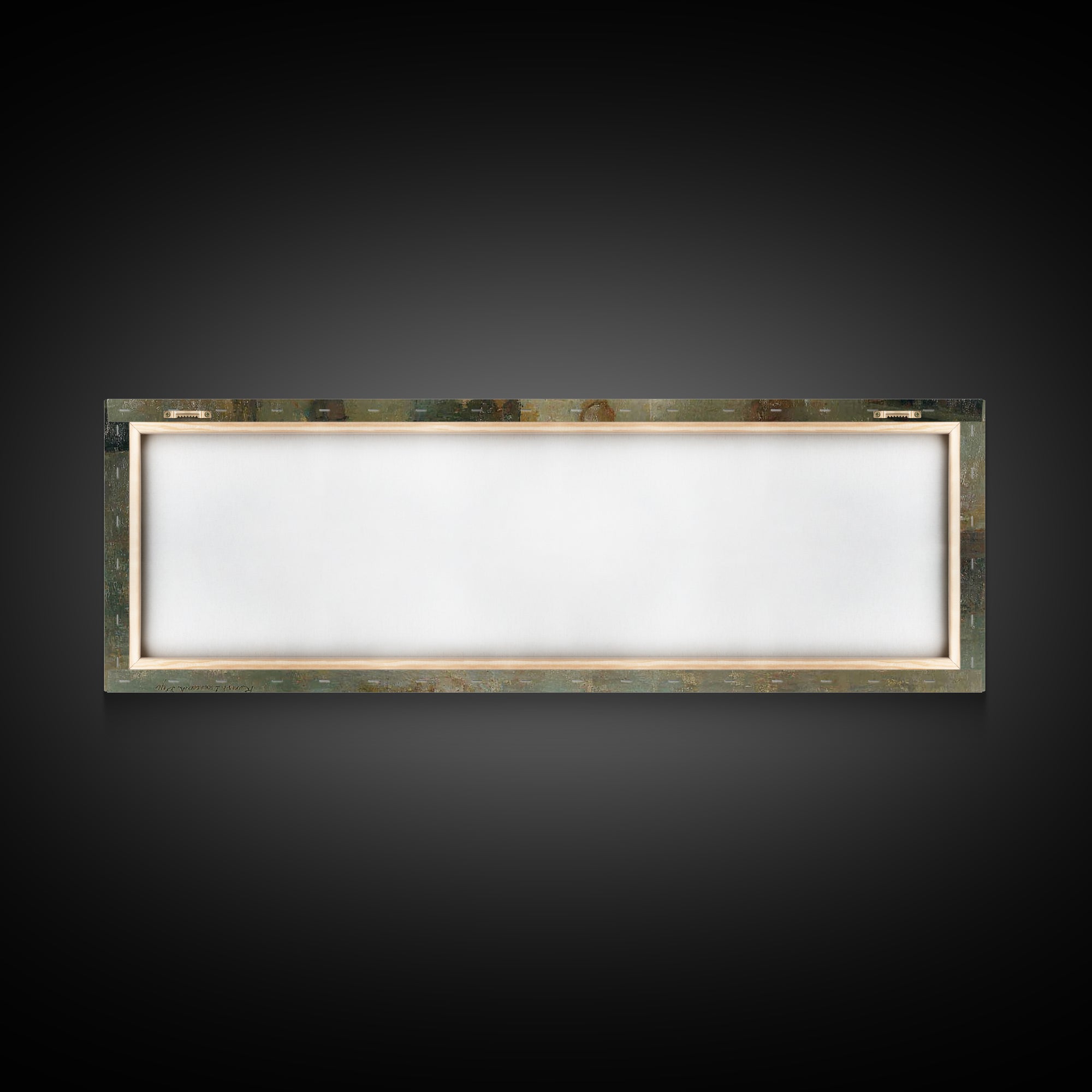 The Quiet Workshop | Framed Canvas Print | Christian Wall Art | Christian Art Canvas | Panoramic Painting | Jesus Painting | Christian Deco