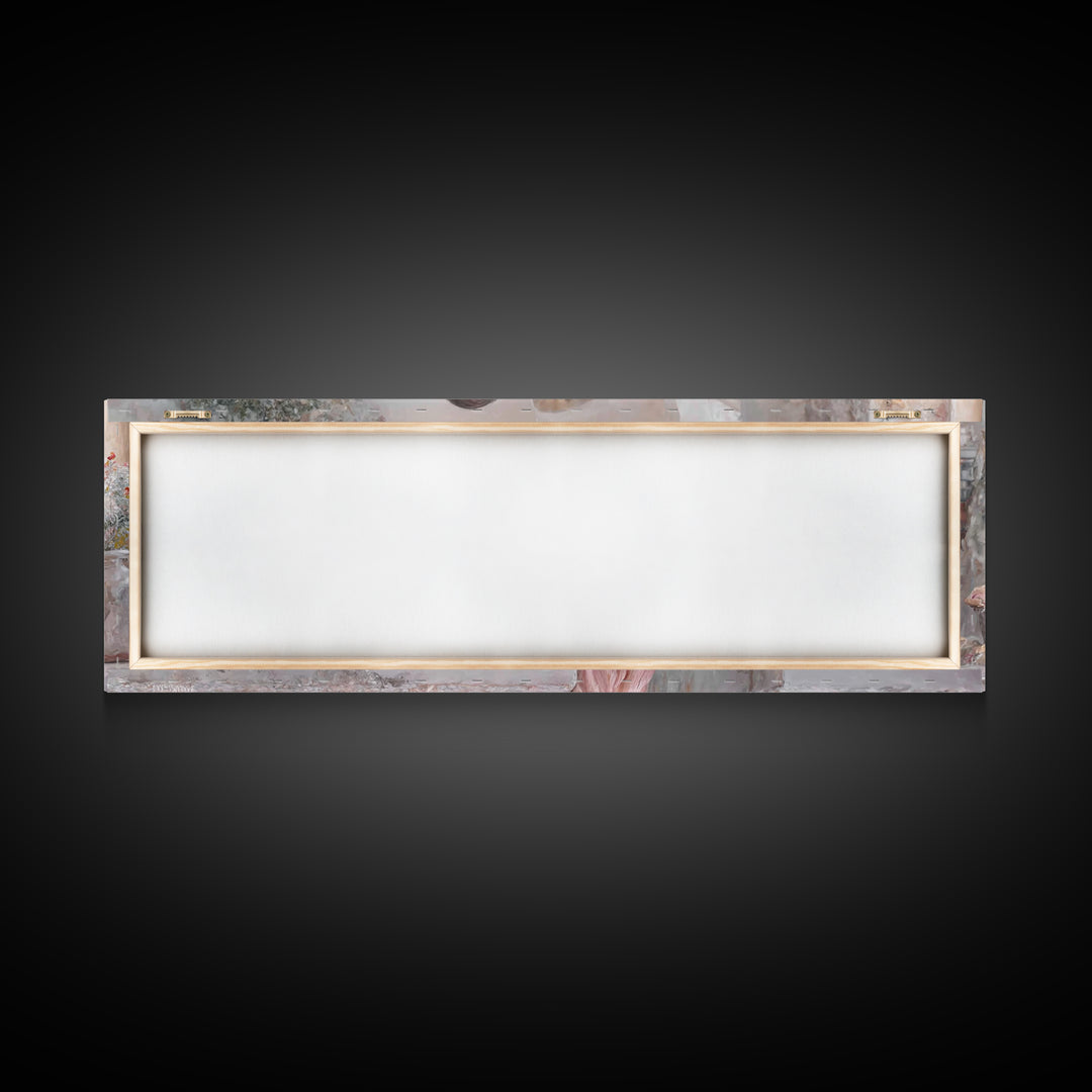 Bread Of Hope | Framed Canvas Print | Christian Art Canvas | Panoramic Wall Art | Christian Wall Art | Jesus Painting | Christian Decor | C