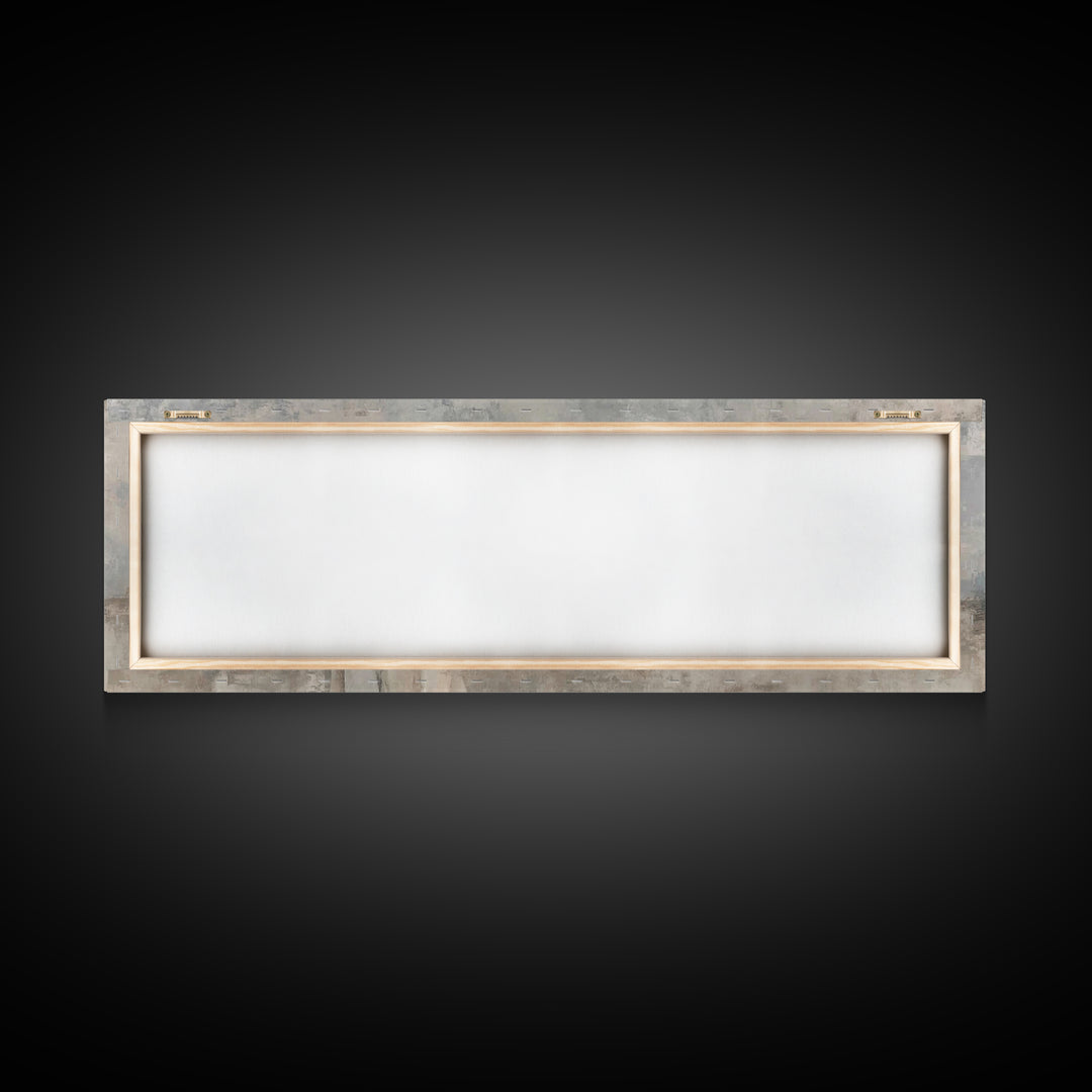 Radiant Night Walk – Framed Canvas Print – Christian Art Canvas – Panoramic Painting – Christian Wall Art – Christian Decor – Christmas Art