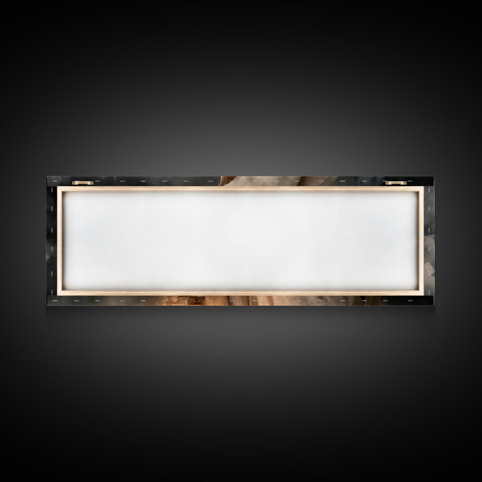 Sacred Lantern Light – Framed Canvas Print – Christian Wall Art – Panoramic Painting – Jesus Painting – Christian Art Canvas – Christian De