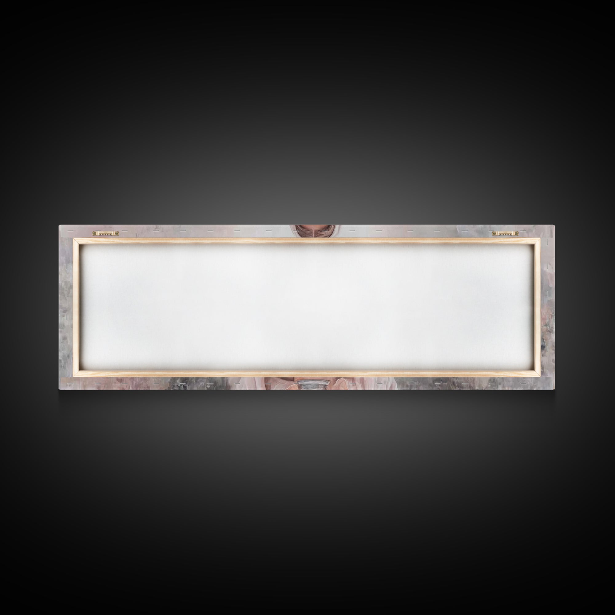 Radiant Mercy Glow, Framed Canvas Print, Panoramic Print, Christian Art Canvas, Christian Wall Art, Jesus Painting, Christian Decor, Christ