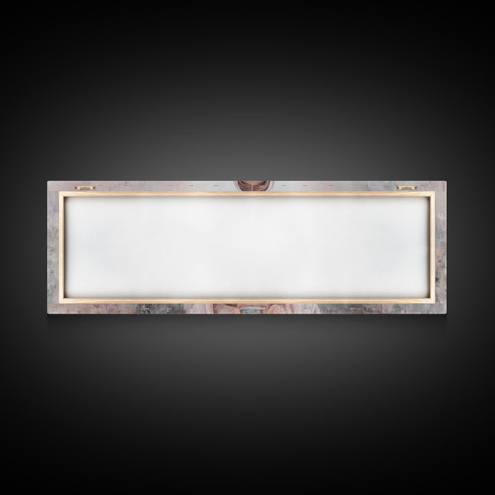 Radiant Mercy Glow, Framed Canvas Print, Panoramic Print, Christian Art Canvas, Christian Wall Art, Jesus Painting, Christian Decor, Christ