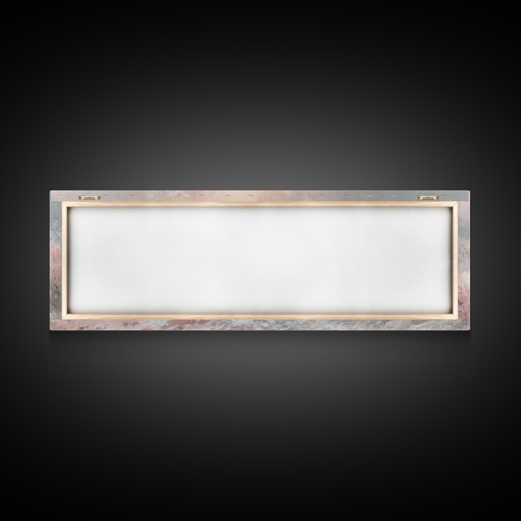 Stormborne Grace – Framed Canvas Print – Panoramic Frame – Christian Wall Art – Jesus Painting – Christian Art Canvas – Christian Decor – C