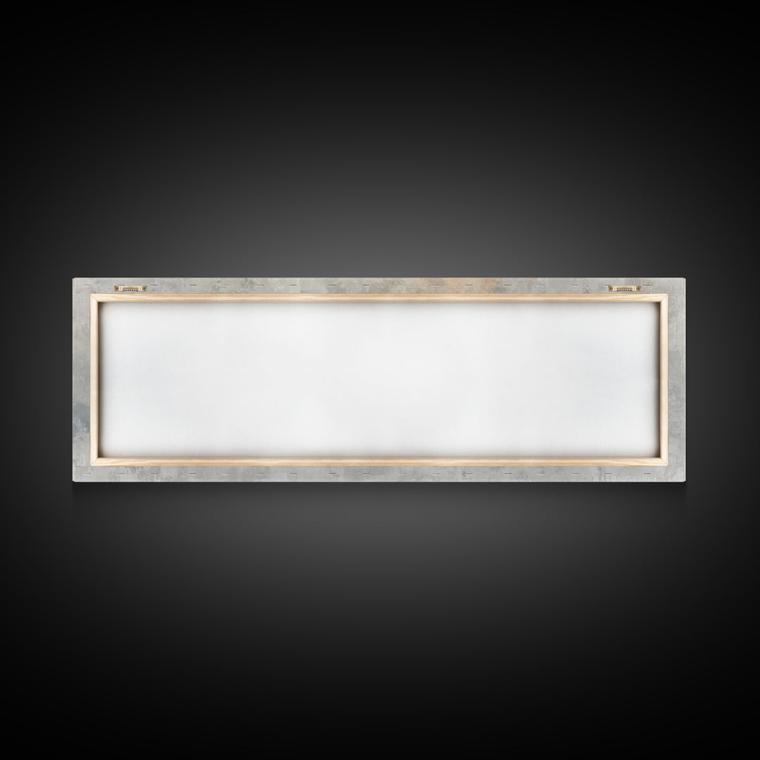 Waves Of Glory, Framed Canvas Print, Panoramic Wall Art, Christian Art Canvas, Christian Wall Art, Jesus Painting, Christian Decor, Christm
