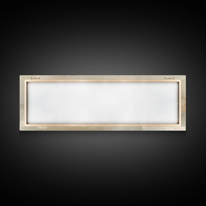 The Quiet Crossing – Framed Canvas Print – Panoramic Painting – Christian Art Canvas – Jesus Painting – Christian Wall Art – Christian Deco