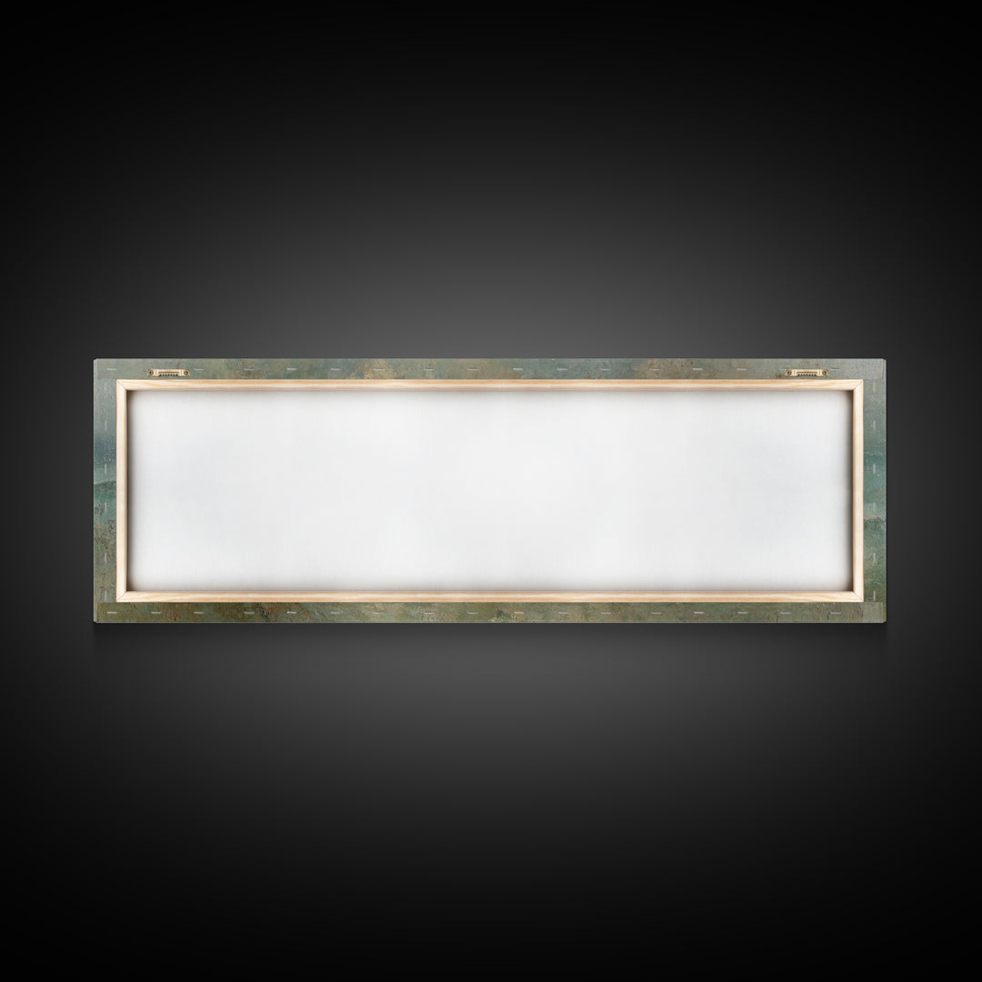 Heavenly Rising, Framed Canvas Print, Panoramic Painting, Christian Art Canvas, Jesus Painting, Christian Wall Art, Christmas Art Prints