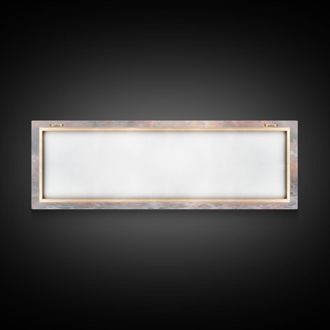 Ocean Of Light | Framed Canvas Print | Panoramic Art | Christian Art | Jesus Painting | Christian Art Canvas | Christian Christmas Decor