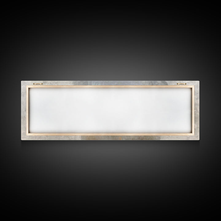 Gentle Spirit Light – Framed Canvas Print – Christian Wall Art – Christian Art – Panoramic Frame – Christian Painting – Christmas Art