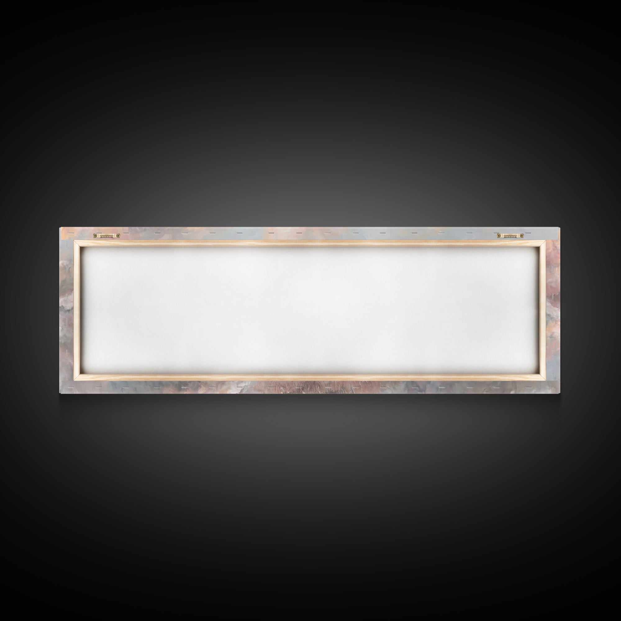 Hill Of Redemption, Framed Canvas Print, Panoramic Painting, Christian Wall Art, Christian Art Canvas, Jesus Painting, Christian Decor
