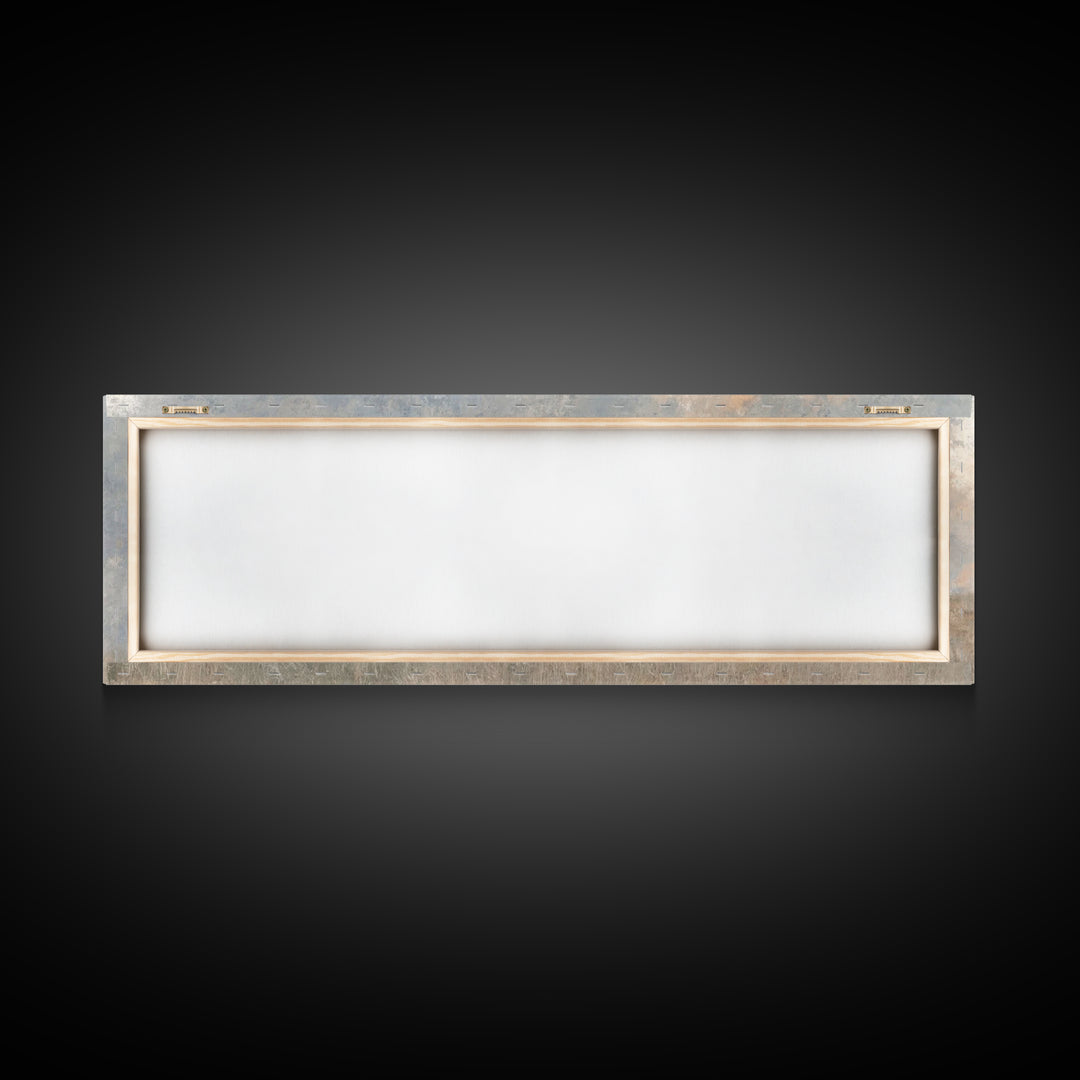 Quiet Salvation – Framed Canvas Print – Panoramic Wall Art – Christian Art – Jesus Painting – Minimalist Christian Art – Christian Decor