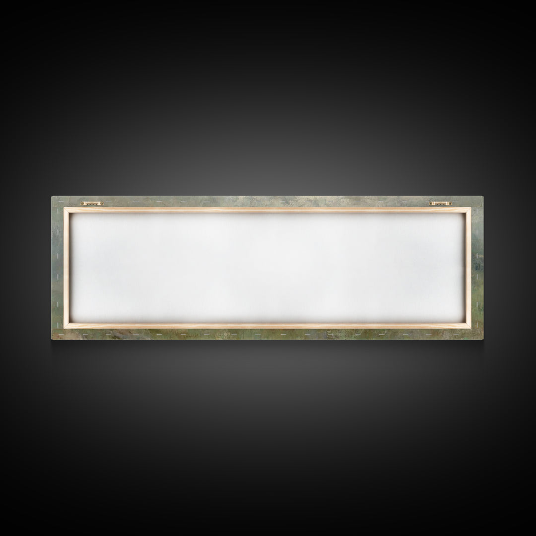 Hill Of Grace, Framed Canvas Print, Christian Art Canvas, Jesus Painting, Panoramic Wall Art, Christian Wall Art, Christian Gift Ideas