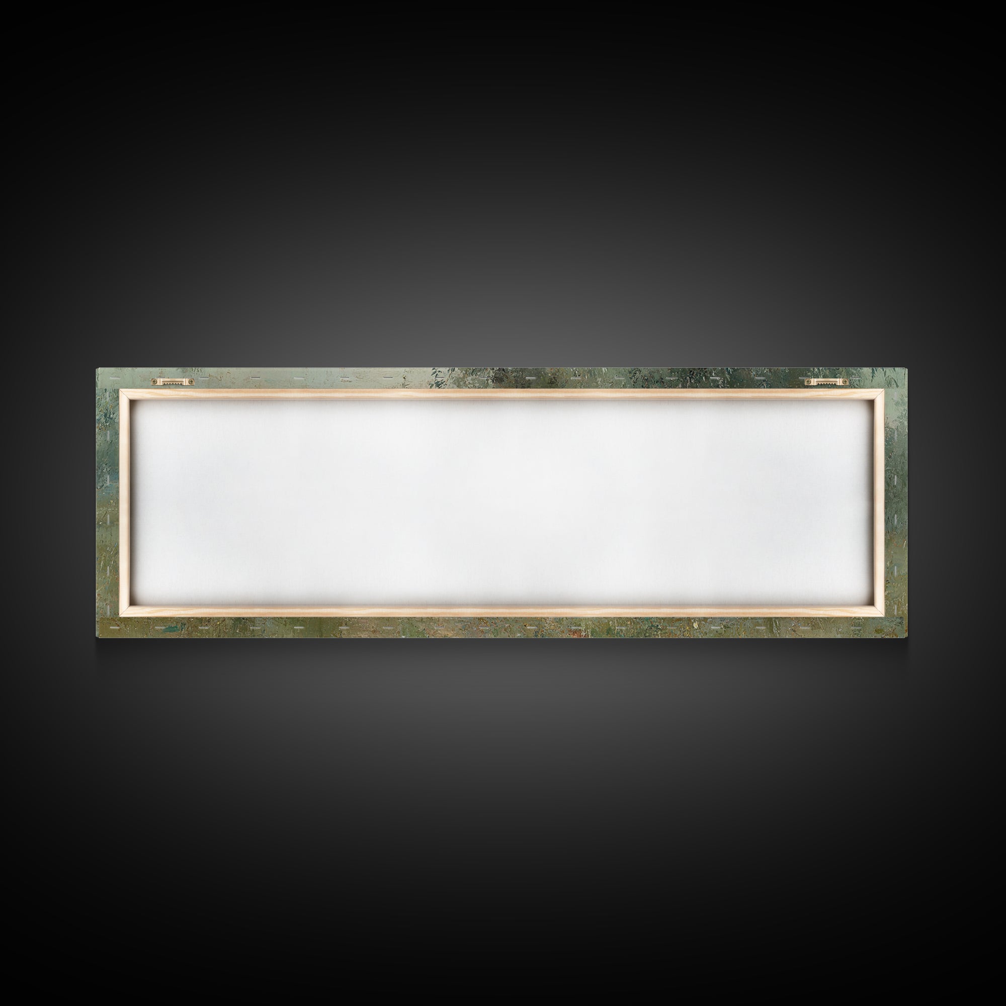 Quiet Steps Home – Framed Canvas Print – Christian Art Canvas – Jesus Painting – Panoramic Frame – Christian Wall Art – Christian Gift