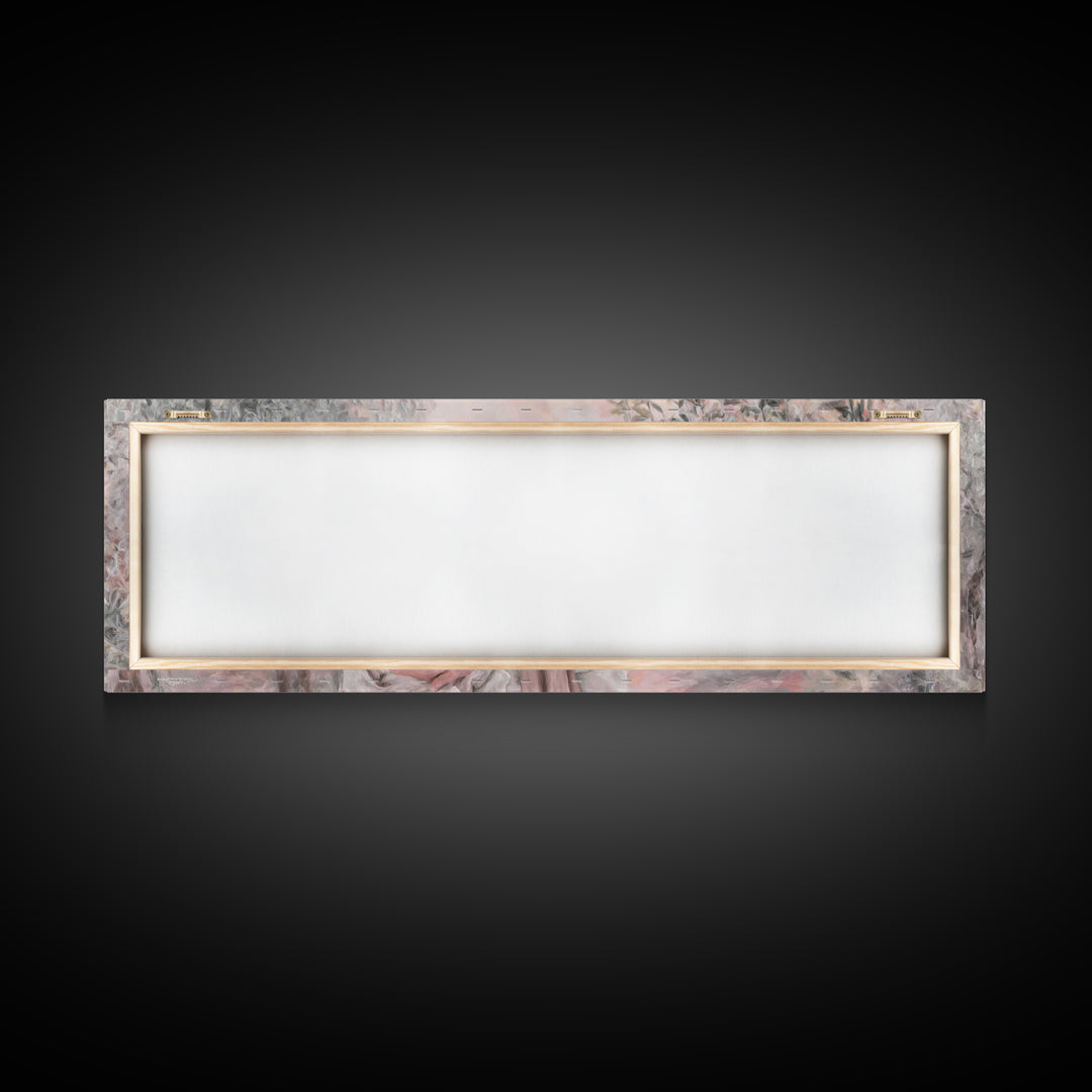 Tender Shepherd | Framed Canvas Print | Christian Art Canvas | Jesus Painting | Panoramic Wall Art | Christian Decor | Christian Art
